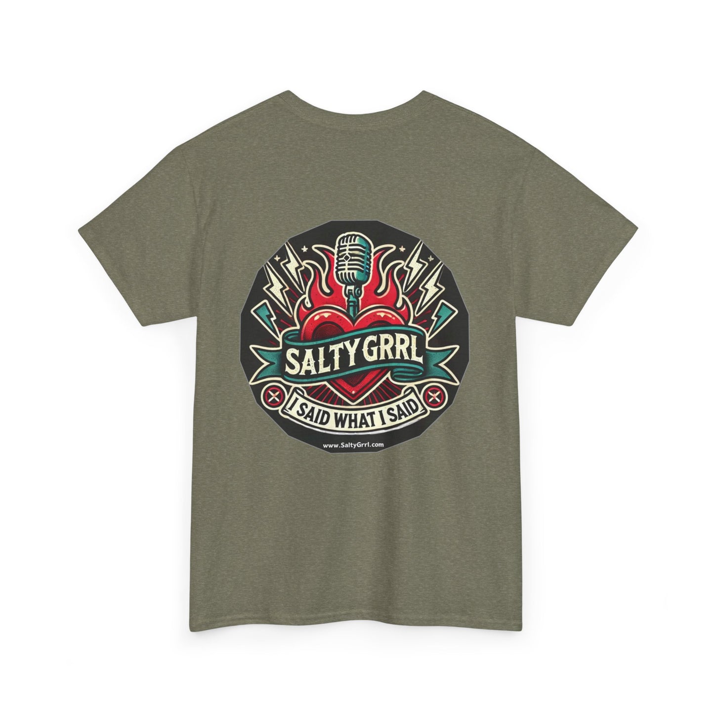 Salty Grrl Says Unisex Heavy Cotton Tee - 'Feral'