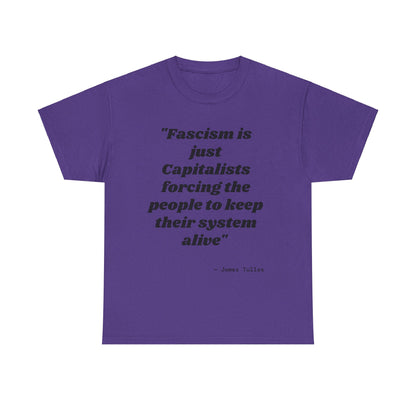 Motivational Unisex Heavy Cotton Tee - 'Fascism'