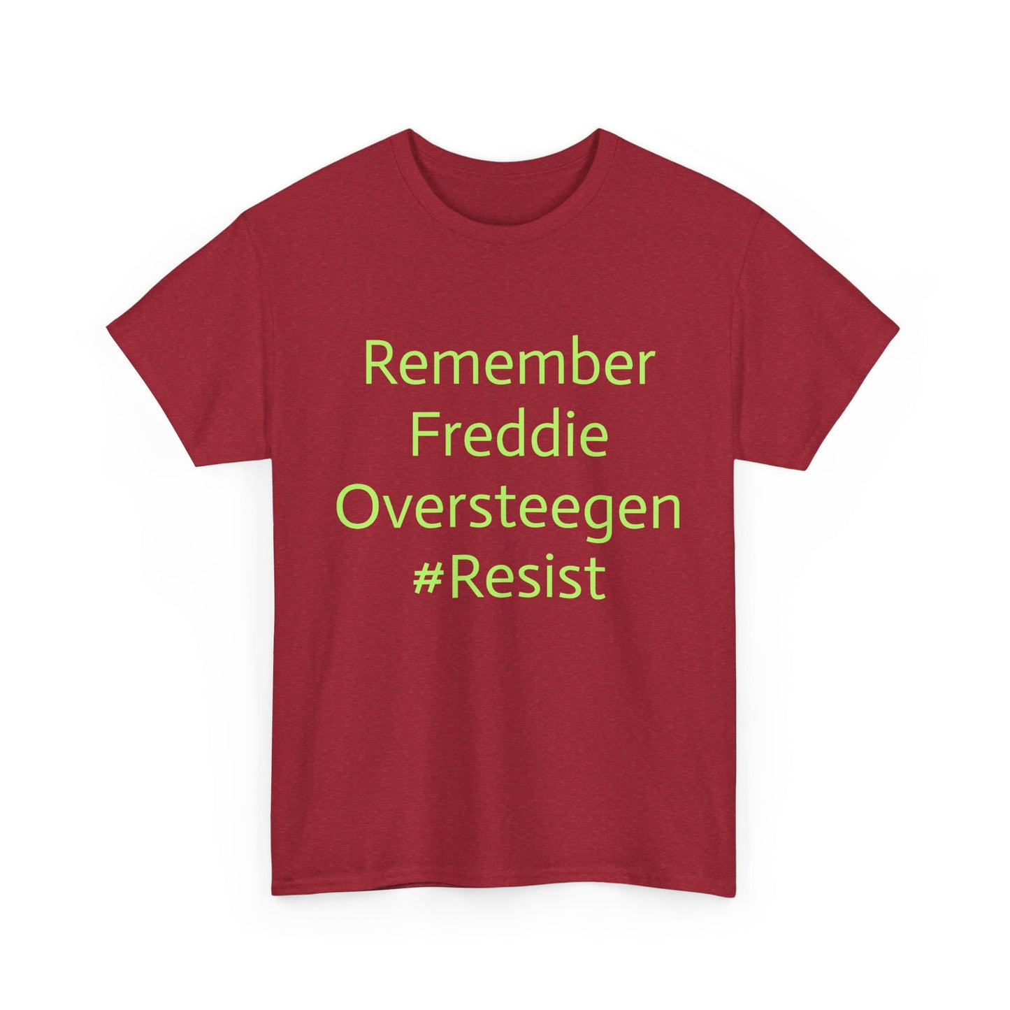 Salty Grrl Statement Tee - 'Remember Freddie Oversteegen'