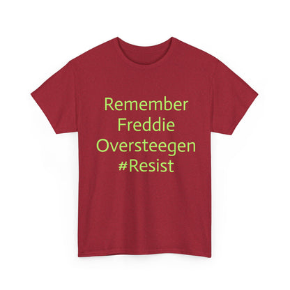 Salty Grrl Statement Tee - 'Remember Freddie Oversteegen'