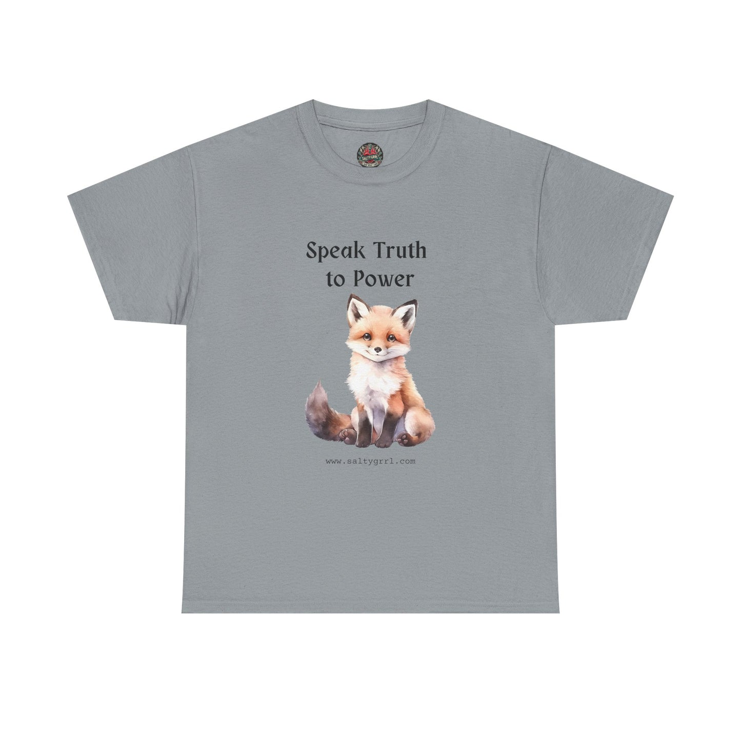Salty Grrl Statement Tee - 'Truth Fox'