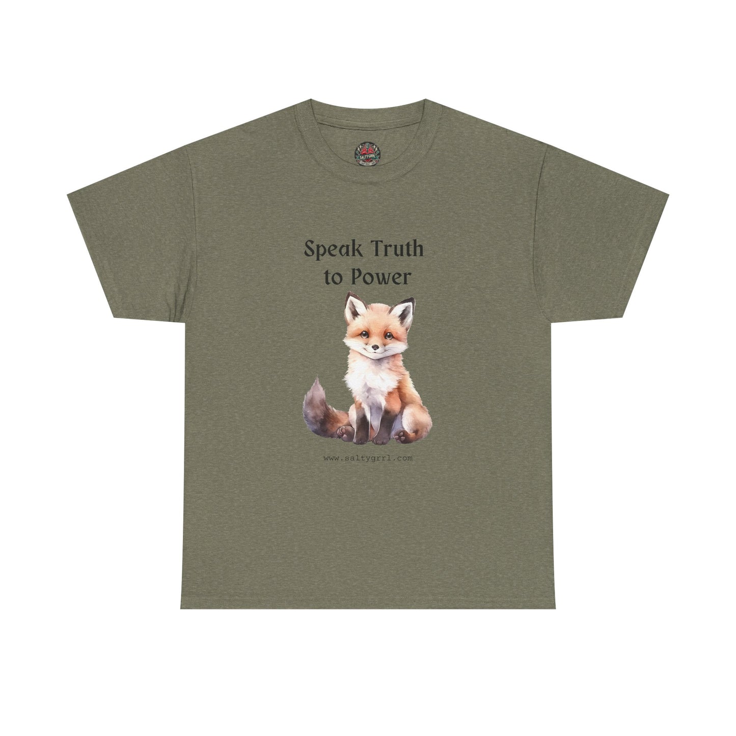 Salty Grrl Statement Tee - 'Truth Fox'