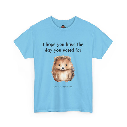 Salty Grrl Statement Tee - 'Hope Hedgehog'