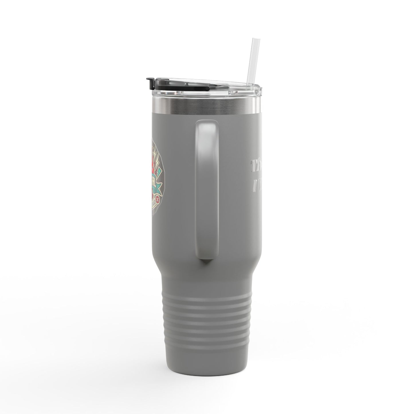 Salty Grrl Insulated Travel Mug - 40oz Motivational Tumbler with Straw