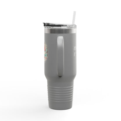 Salty Grrl Insulated Travel Mug - 40oz Motivational Tumbler with Straw