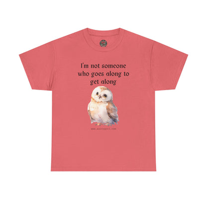 Salty Grrl Statement Tee - 'Get Along Owl'