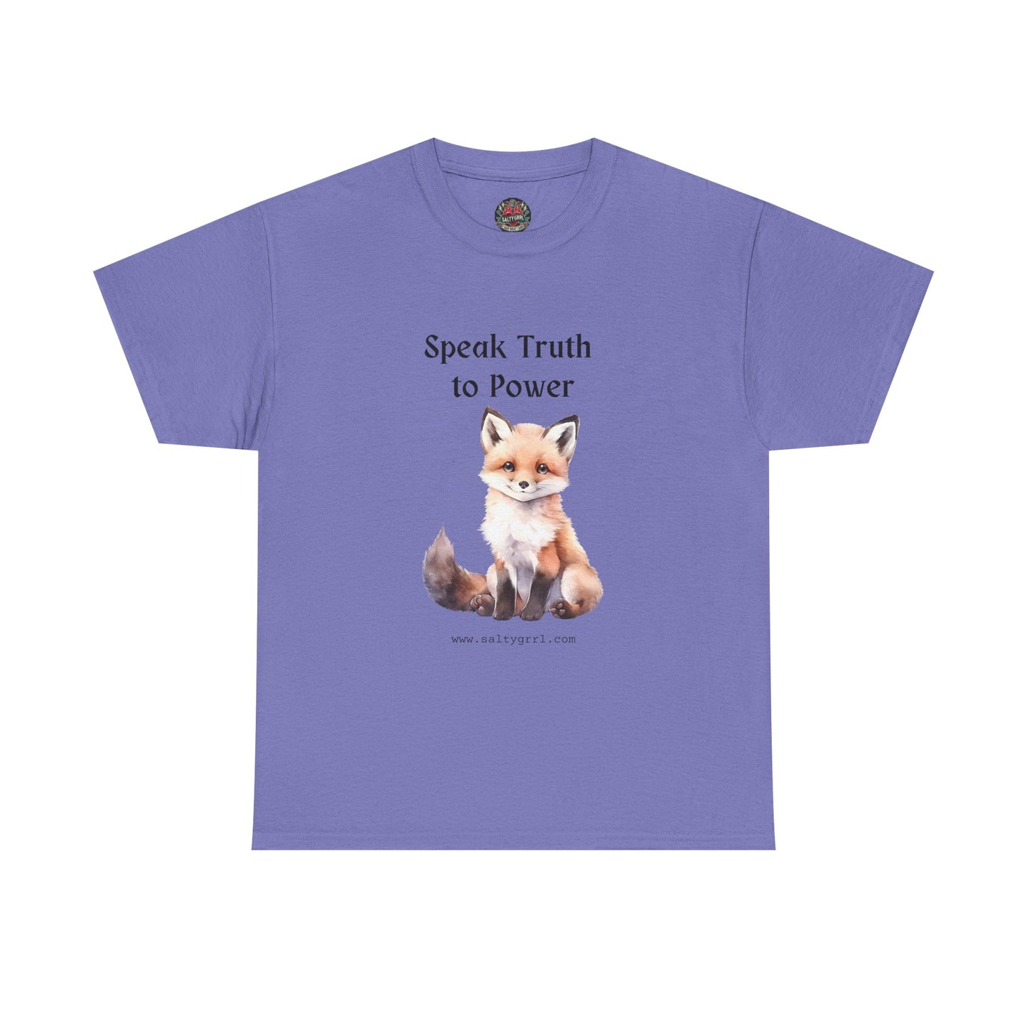 Salty Grrl Statement Tee - 'Truth Fox'