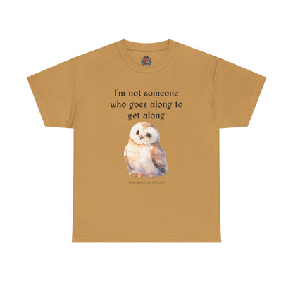 Salty Grrl Statement Tee - 'Get Along Owl'