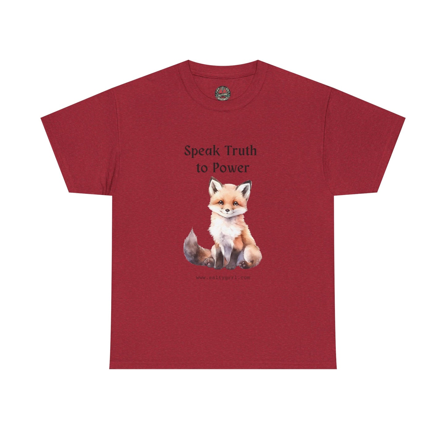 Salty Grrl Statement Tee - 'Truth Fox'
