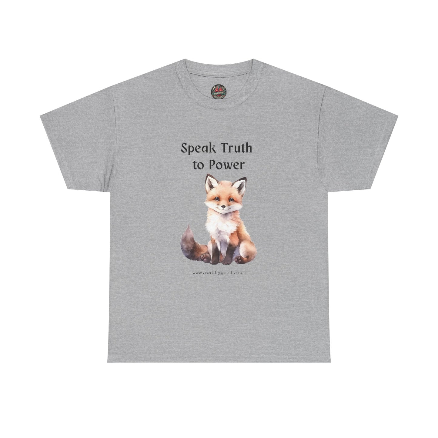 Salty Grrl Statement Tee - 'Truth Fox'