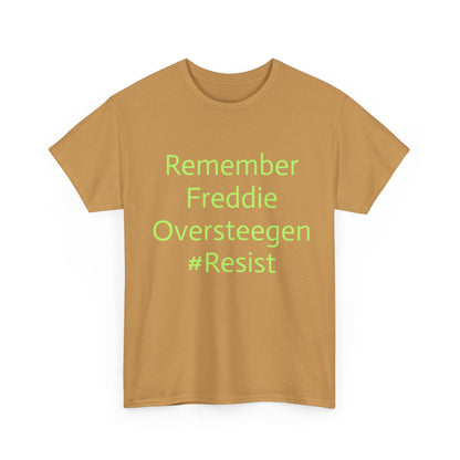 Salty Grrl Statement Tee - 'Remember Freddie Oversteegen'