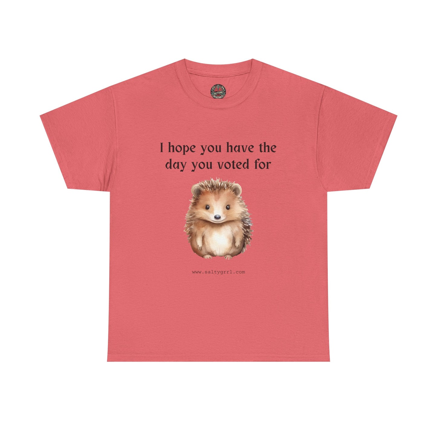 Salty Grrl Statement Tee - 'Hope Hedgehog'