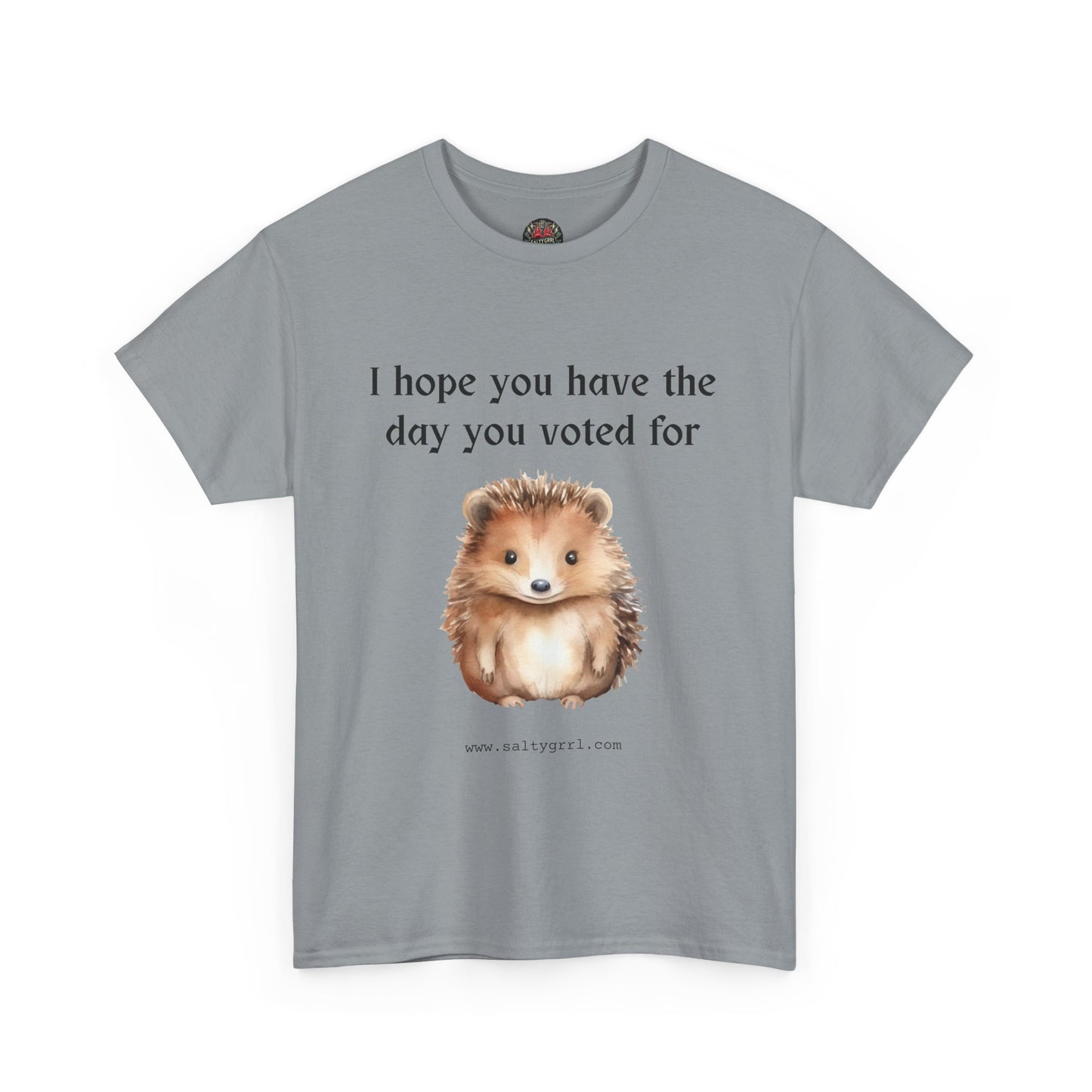 Salty Grrl Statement Tee - 'Hope Hedgehog'