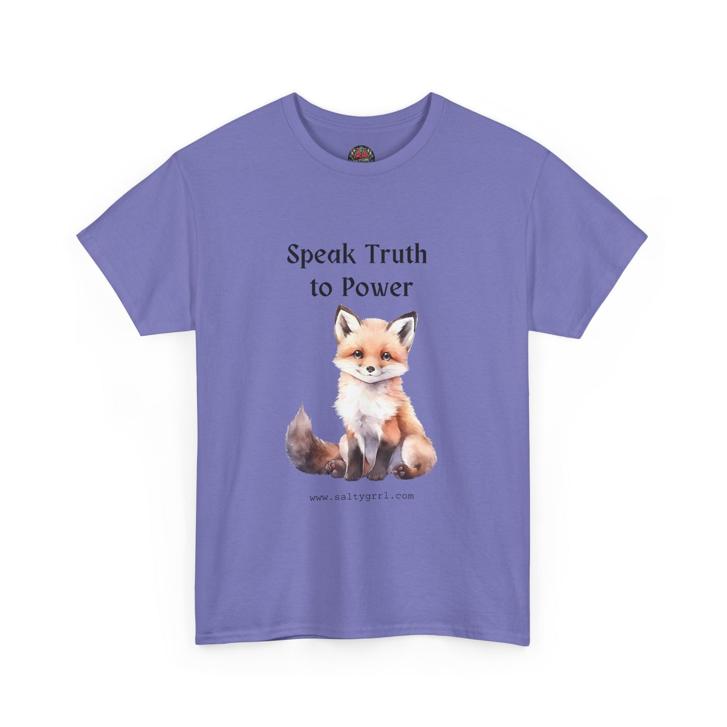 Salty Grrl Statement Tee - 'Truth Fox'