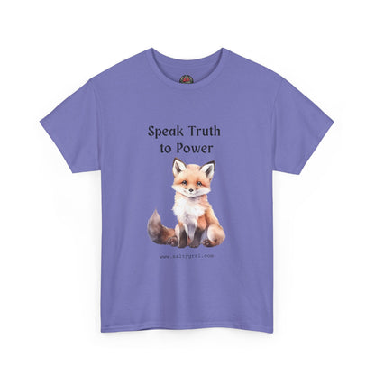 Salty Grrl Statement Tee - 'Truth Fox'