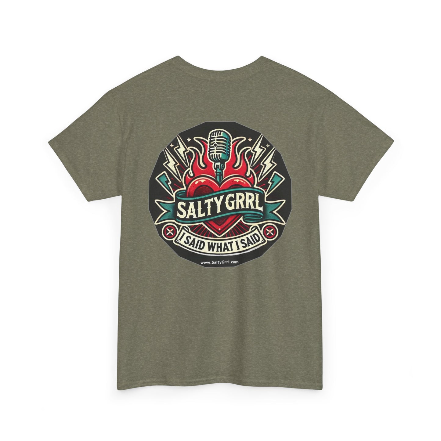 Salty Grrl Says Statement Tee - 'The Hell I Won’t'