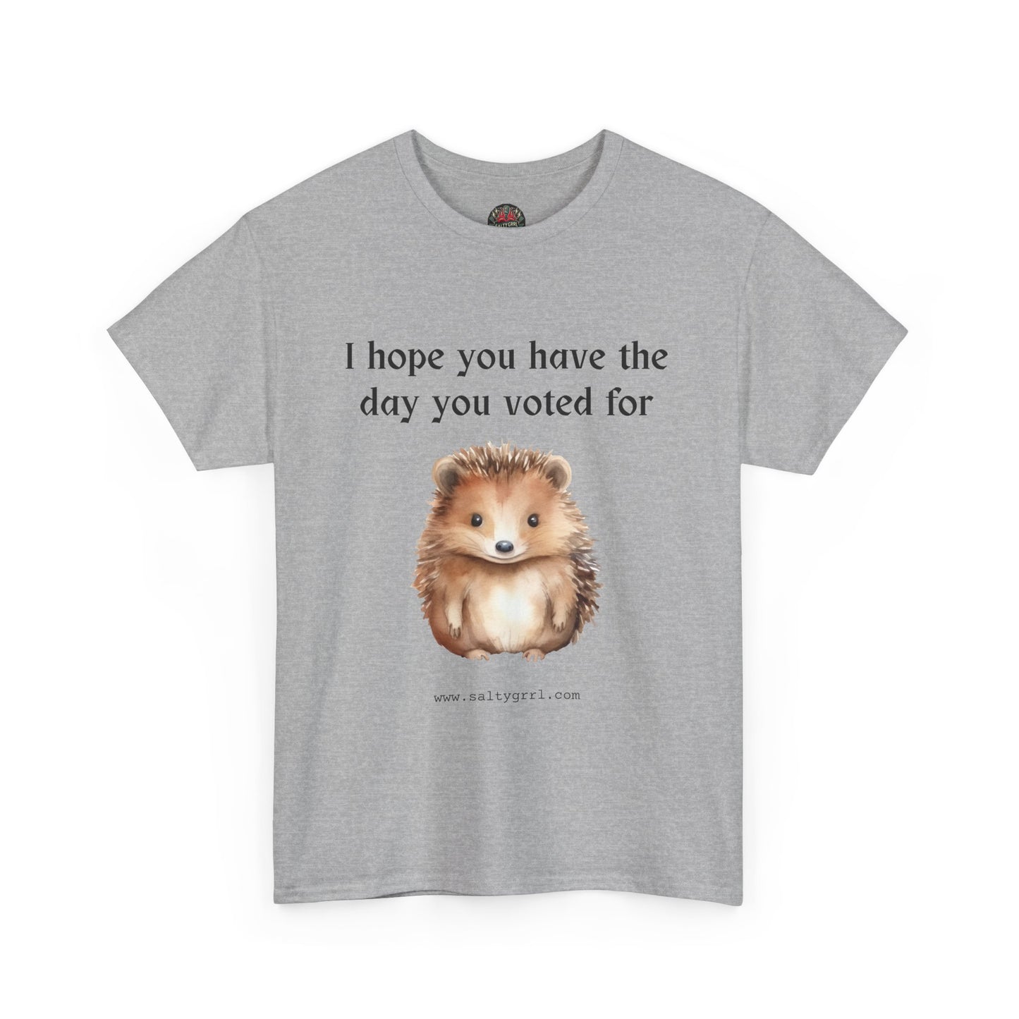 Salty Grrl Statement Tee - 'Hope Hedgehog'