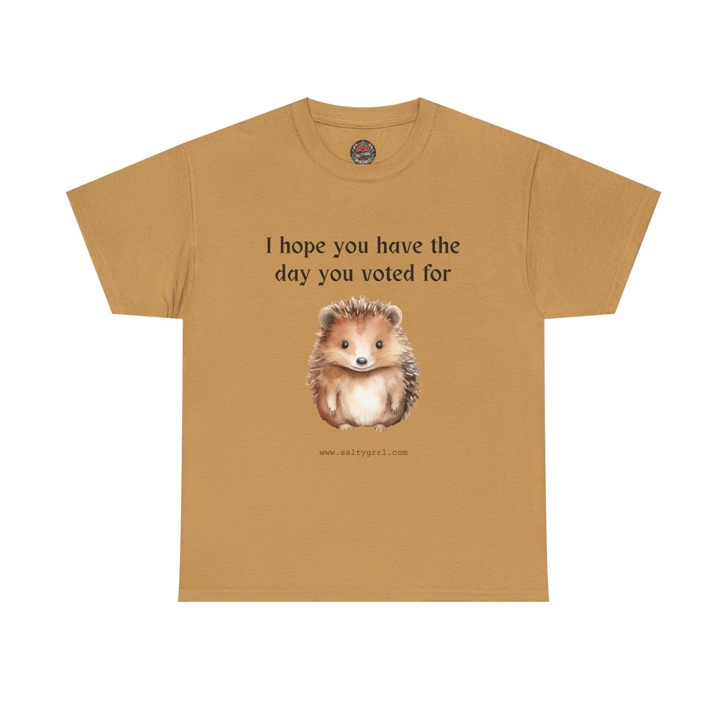 Salty Grrl Statement Tee - 'Hope Hedgehog'