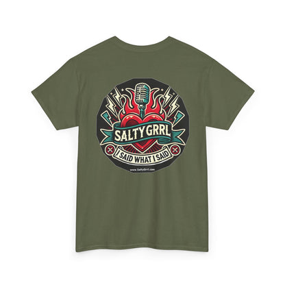 Salty Grrl Says Statement Tee - Woke