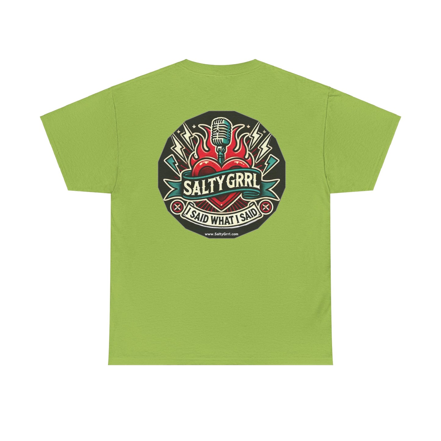 Salty Grrl Says Statement Tee - Woke