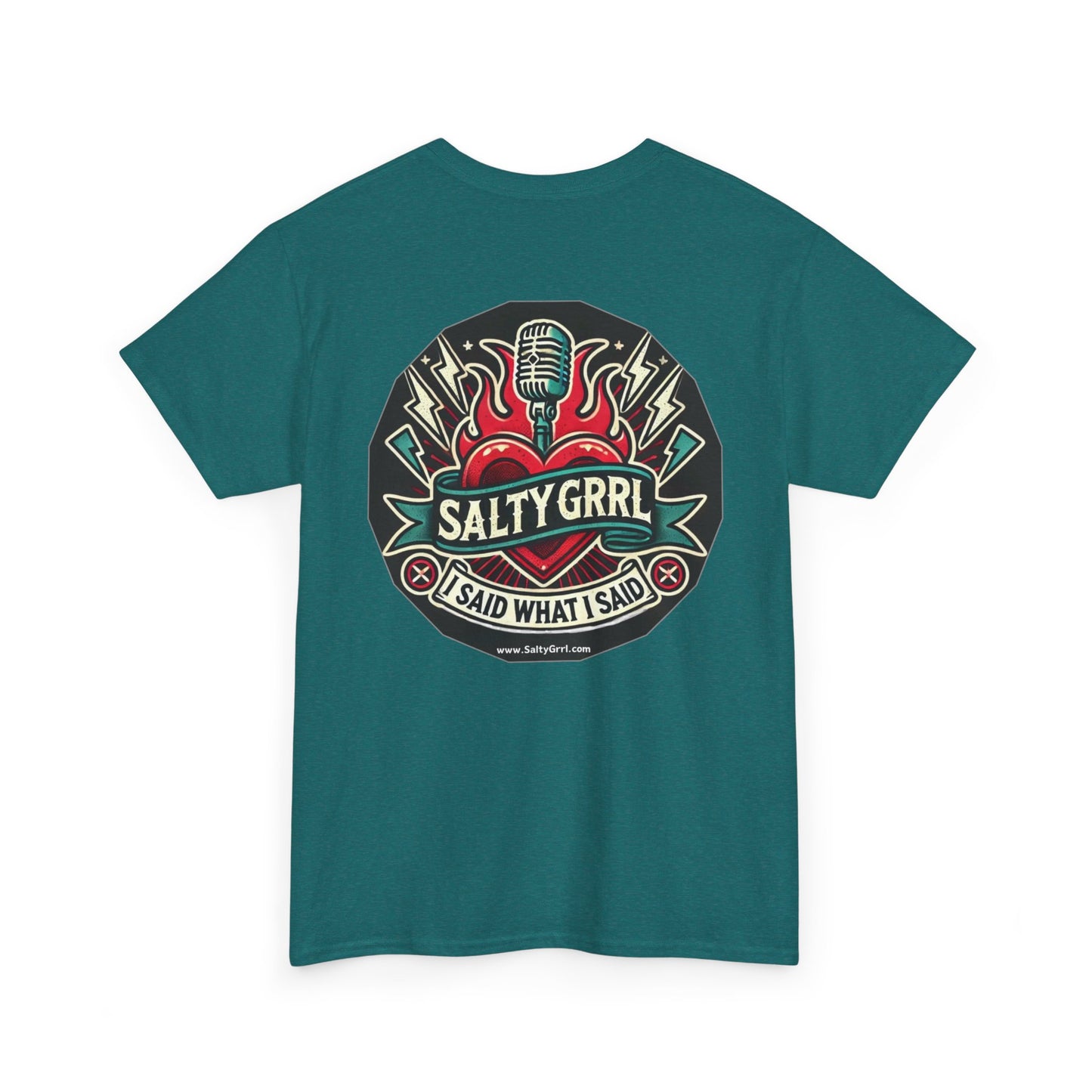 Salty Grrl Says Statement Tee - 'The Hell I Won’t'