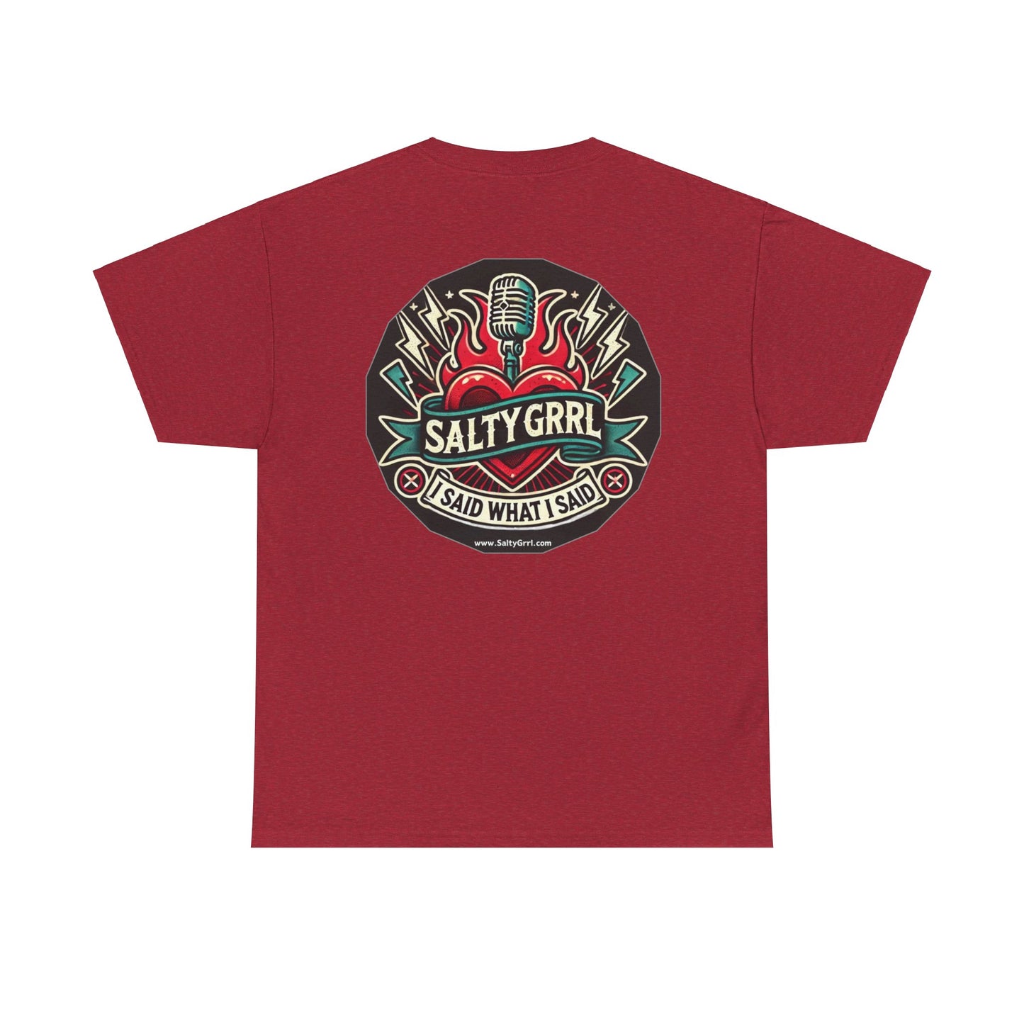 Salty Grrl Says Statement Tee - 'The Hell I Won’t'
