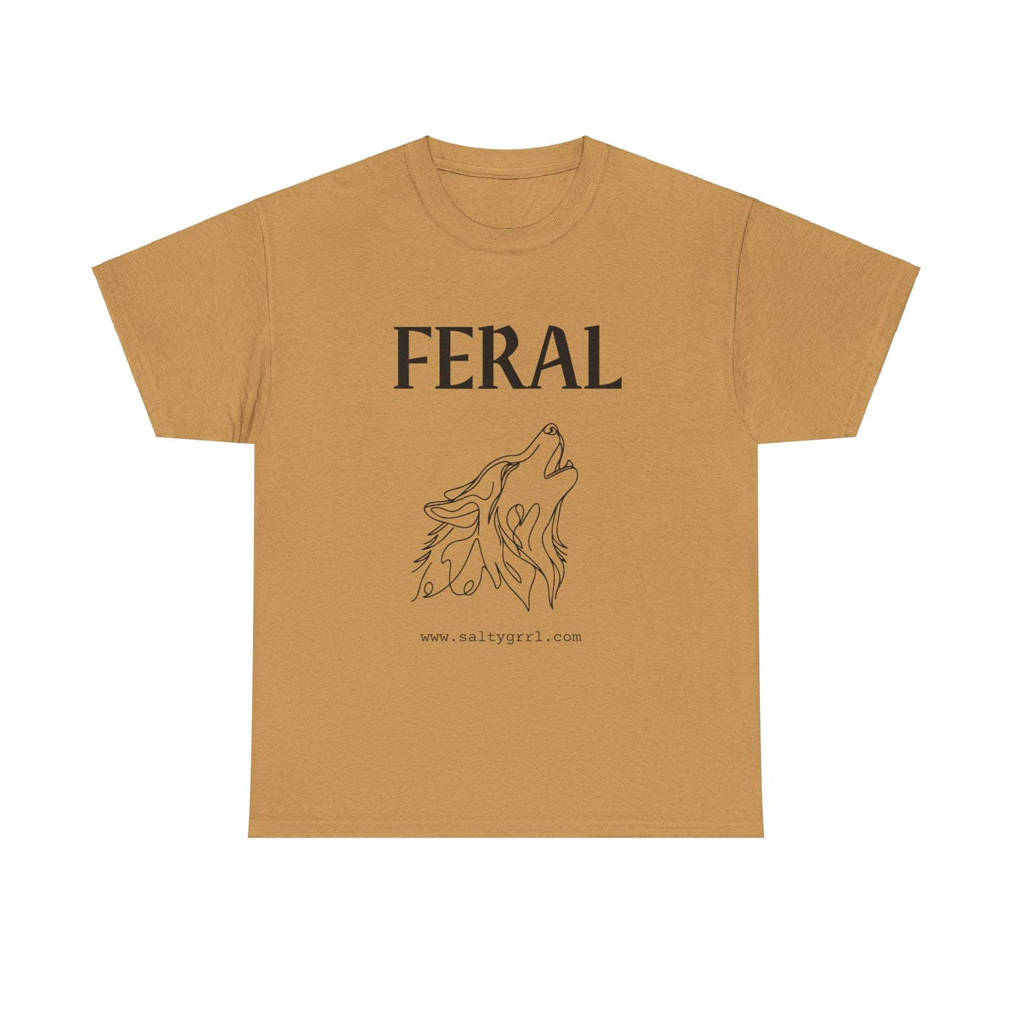 Salty Grrl Says Unisex Heavy Cotton Tee - 'Feral'