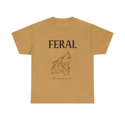 Salty Grrl Says Unisex Heavy Cotton Tee - 'Feral'