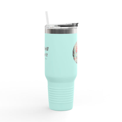 Salty Grrl Insulated Travel Mug - 40oz Motivational Tumbler with Straw
