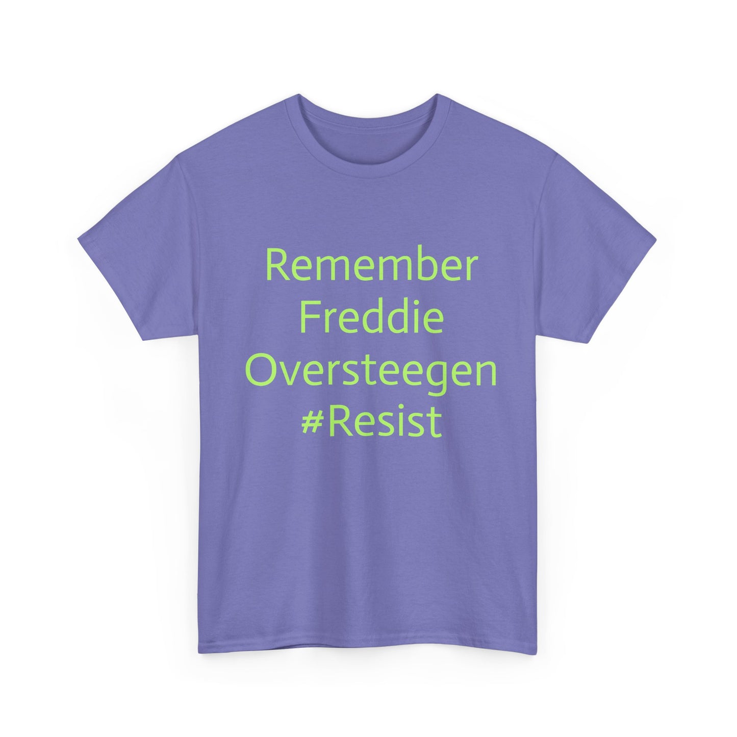 Salty Grrl Statement Tee - 'Remember Freddie Oversteegen'