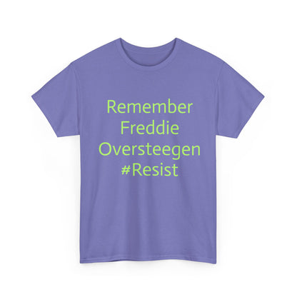 Salty Grrl Statement Tee - 'Remember Freddie Oversteegen'