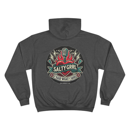Badass Believer of Human Rights Champion Hoodie - Cozy Graphic Pullover for Casual Wear