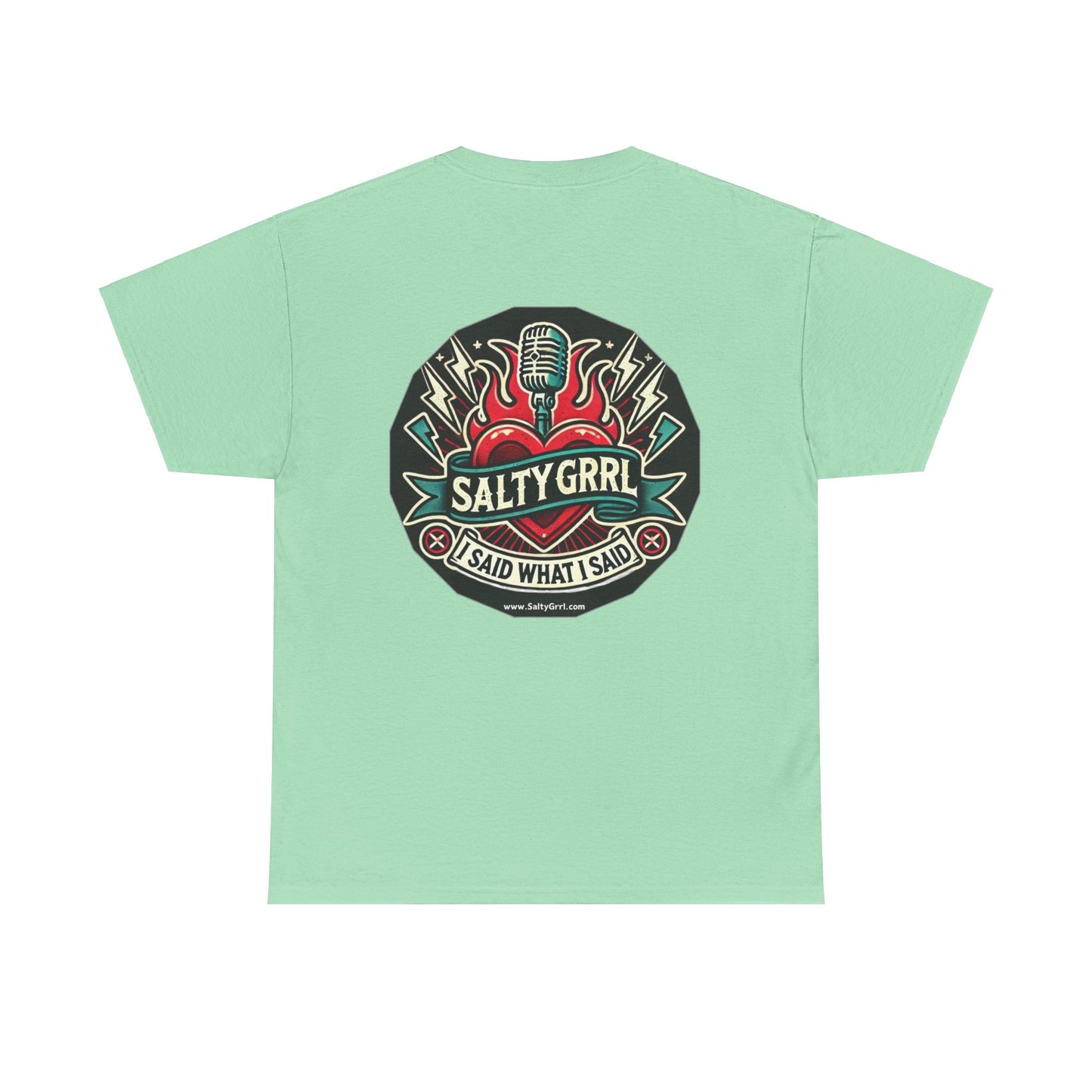 Salty Grrl Says Unisex Heavy Cotton Tee - 'Feral'
