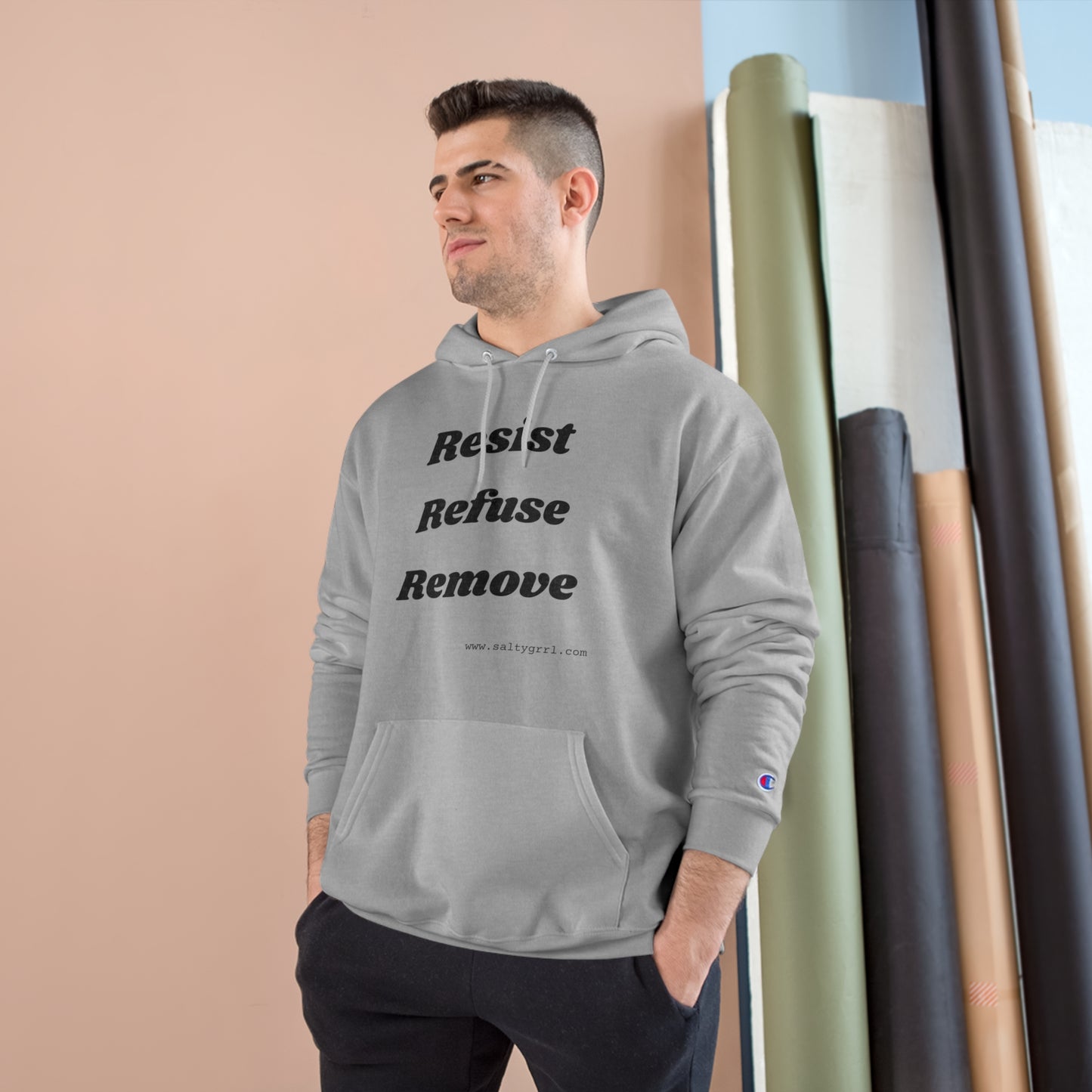 Salty Girl Says Hoodie - Resist Refuse Remove