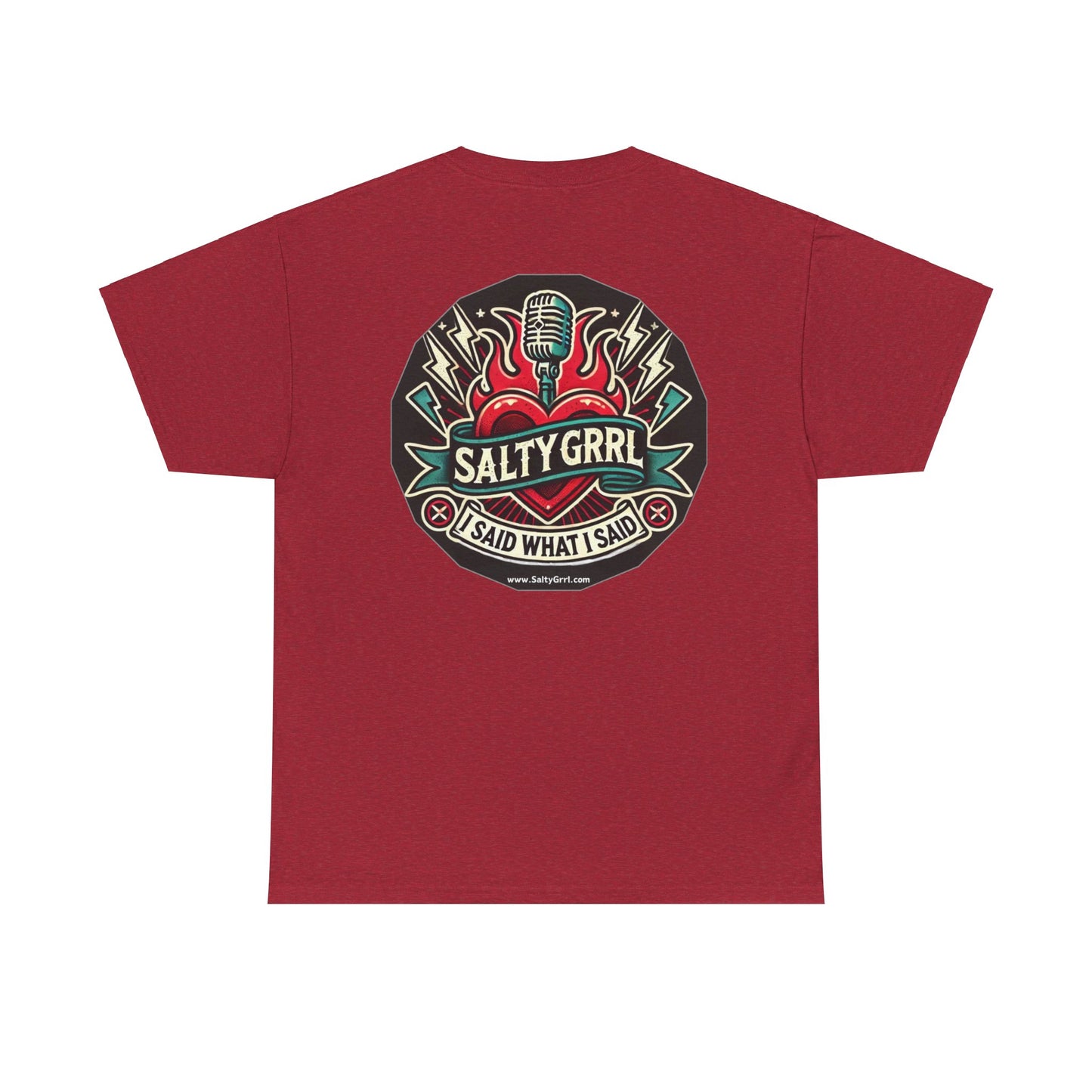 Salty Grrl Says Statement Tee - Woke
