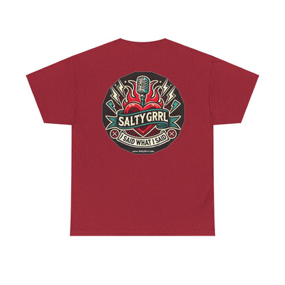 Salty Grrl Says Statement Tee - Woke