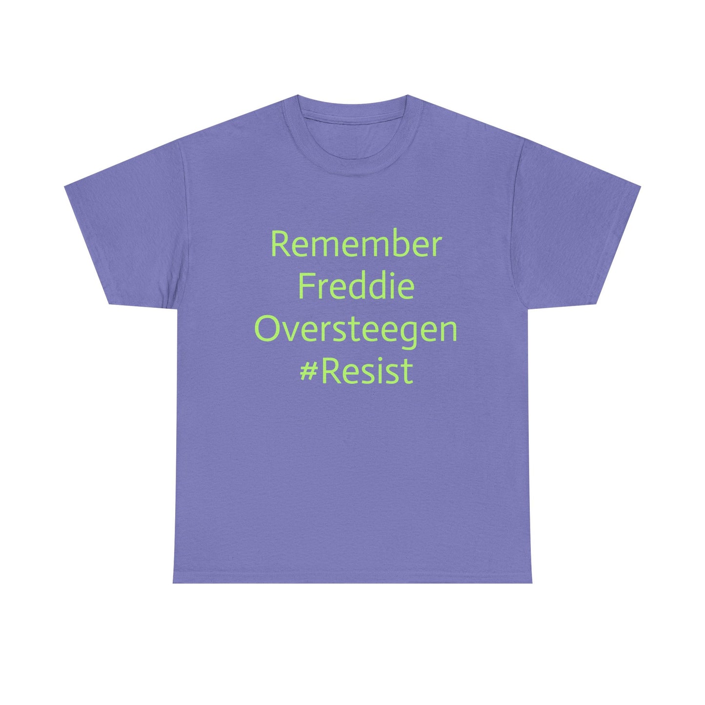 Salty Grrl Statement Tee - 'Remember Freddie Oversteegen'