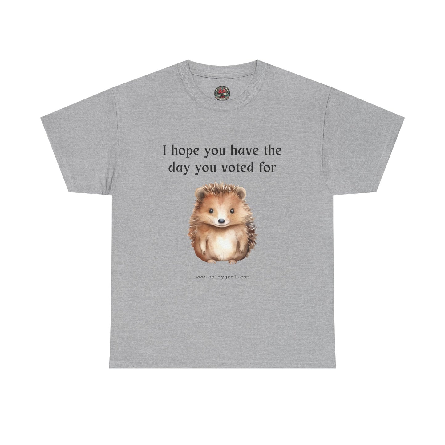 Salty Grrl Statement Tee - 'Hope Hedgehog'