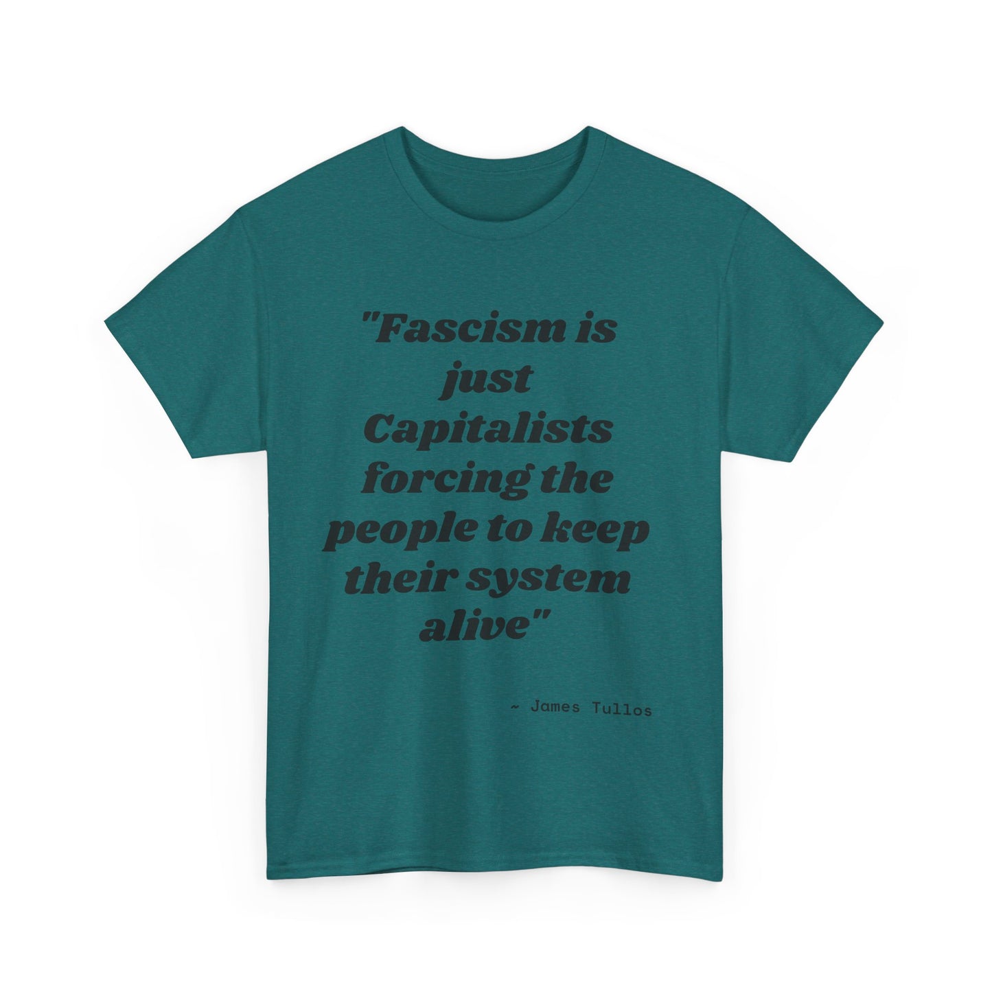Motivational Unisex Heavy Cotton Tee - 'Fascism'