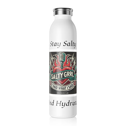 Stay Salty Slim Water Bottle