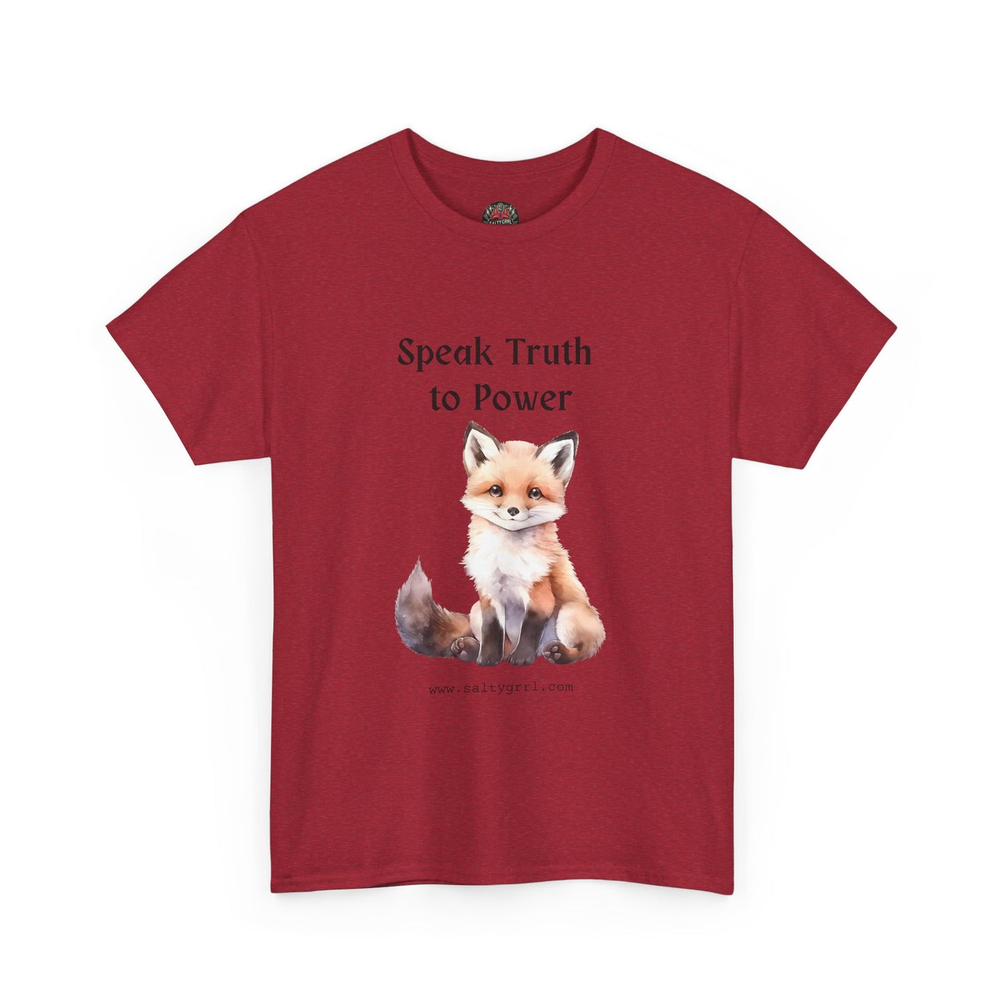 Salty Grrl Statement Tee - 'Truth Fox'