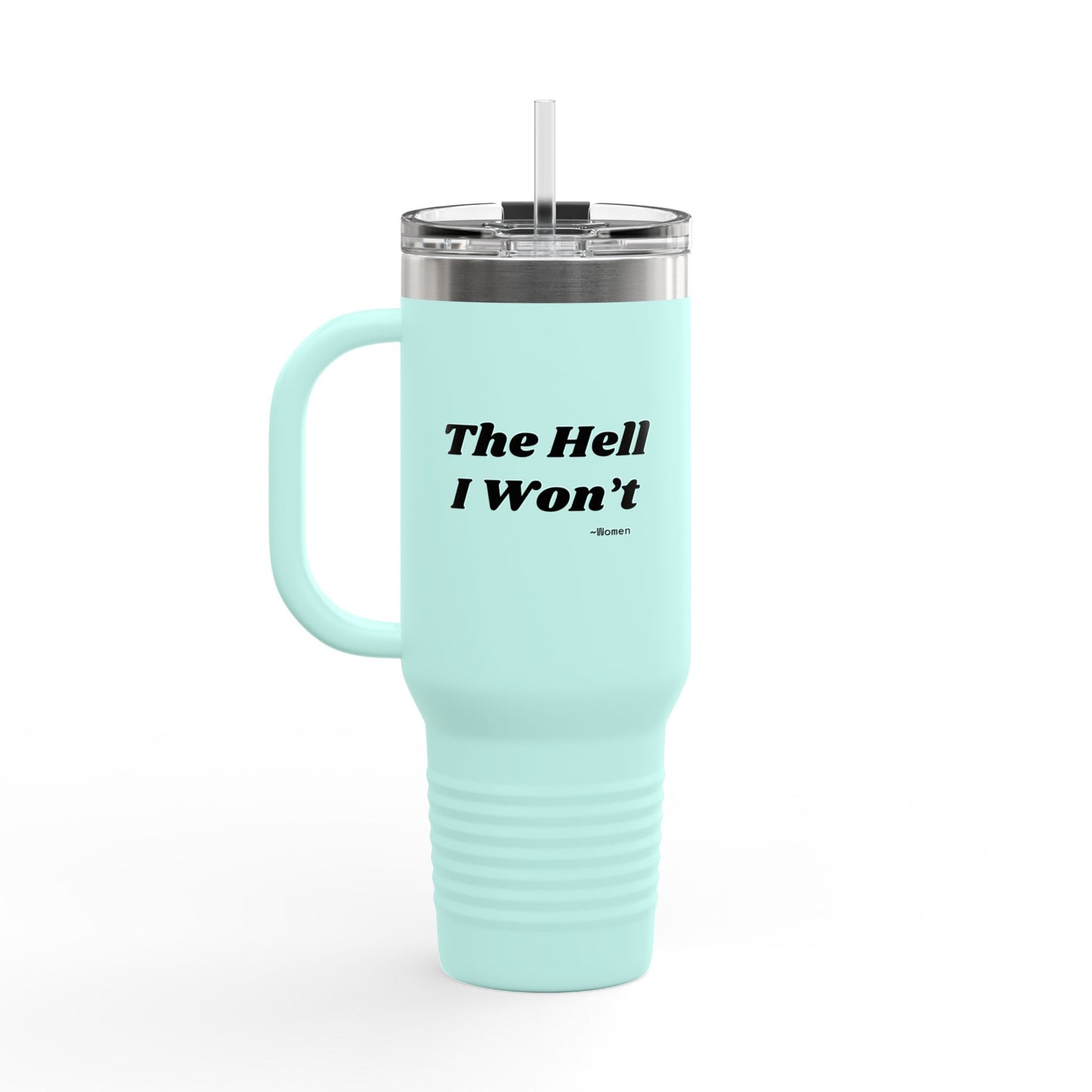 Salty Grrl Insulated Travel Mug - 40oz Motivational Tumbler with Straw