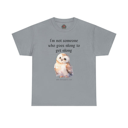 Salty Grrl Statement Tee - 'Get Along Owl'