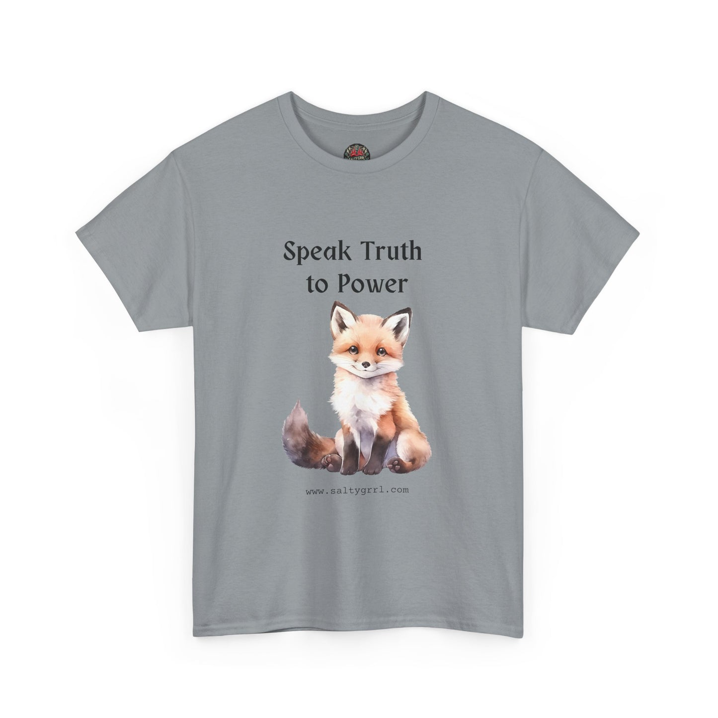 Salty Grrl Statement Tee - 'Truth Fox'
