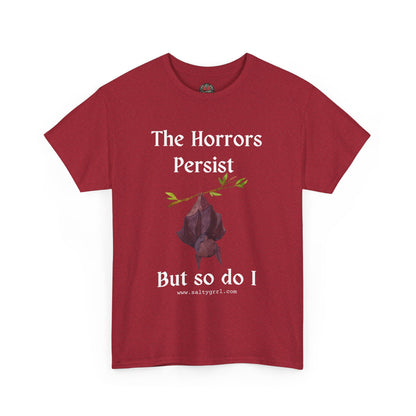 Salty Grrl Statement Tee - 'Horrors Persist'