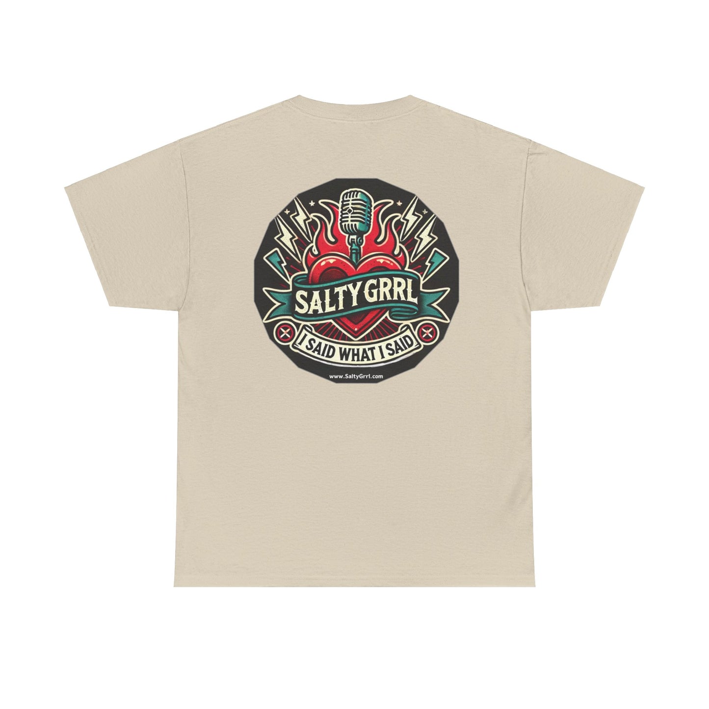 Salty Grrl Says Statement Tee - Woke