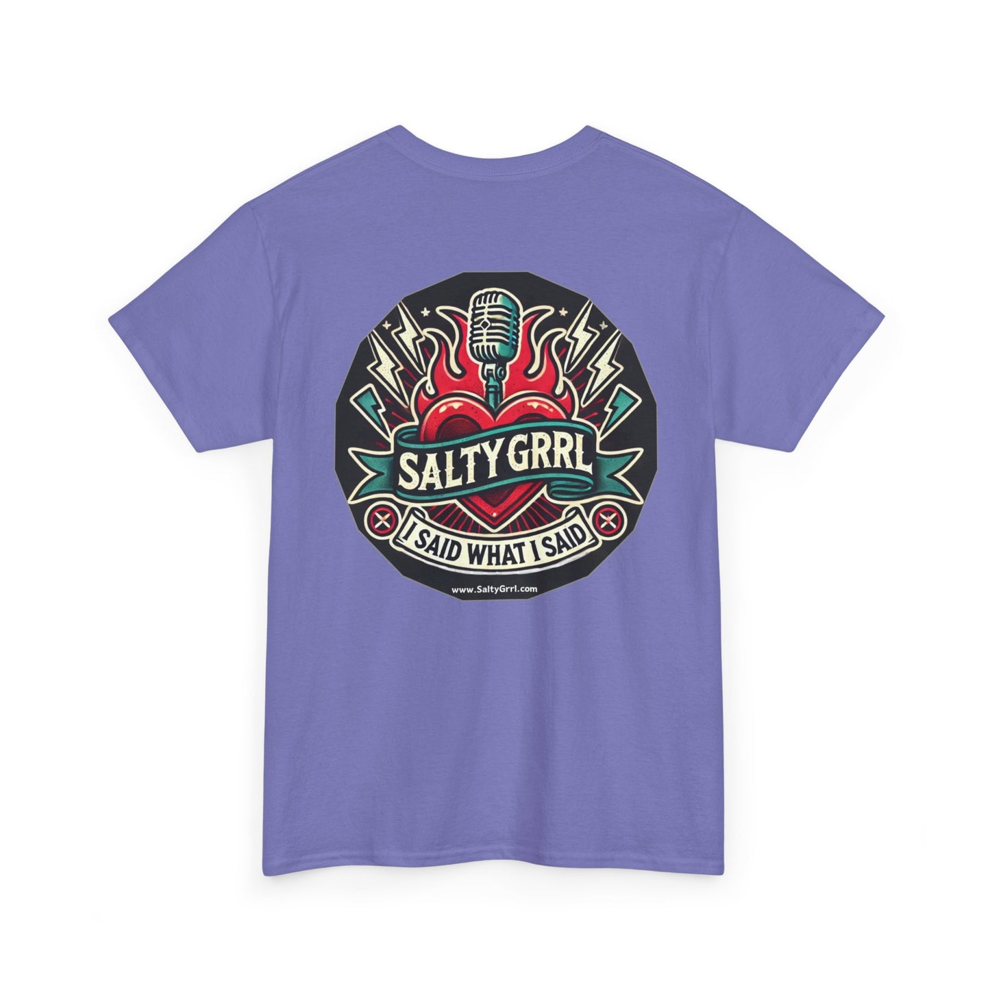 Salty Grrl Says Statement Tee - Woke