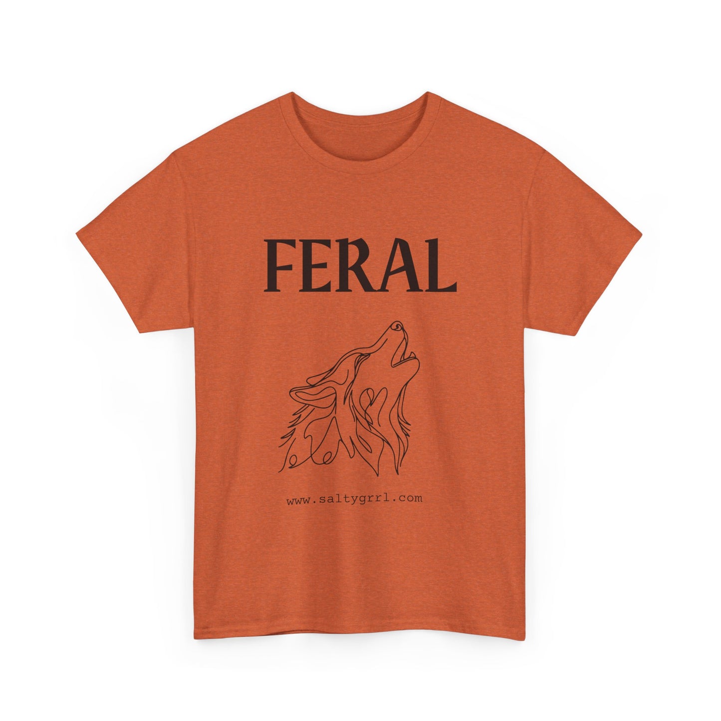 Salty Grrl Says Unisex Heavy Cotton Tee - 'Feral'