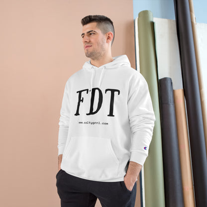 FDT Champion Hoodie - Cozy Graphic Pullover for Casual Wear