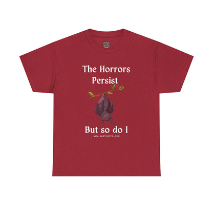Salty Grrl Statement Tee - 'Horrors Persist'